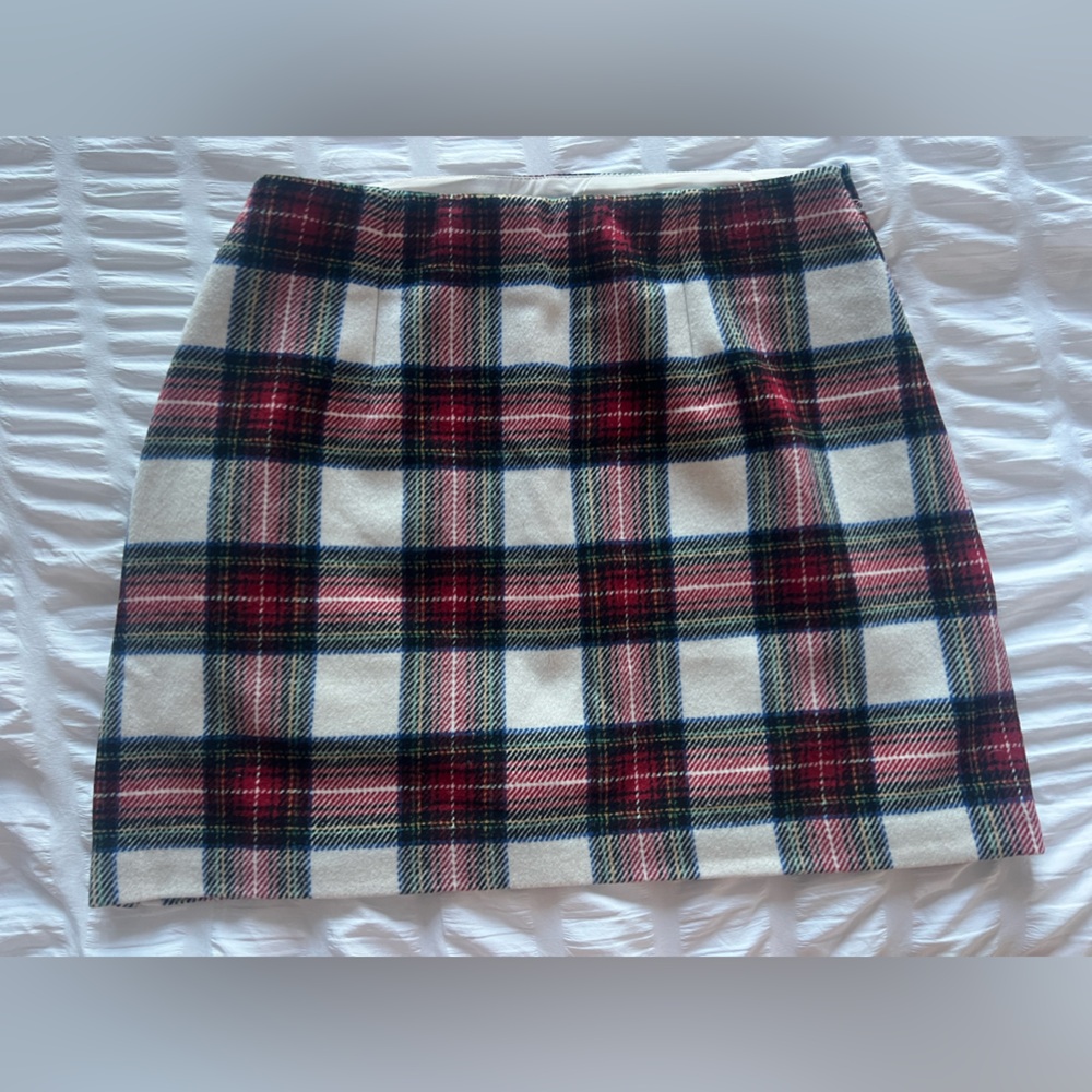 Abercrombie wool plaid skirt